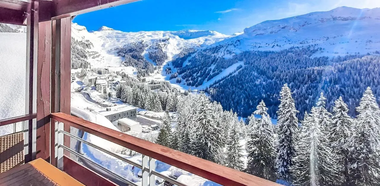Exceptional 3 Bed Penthouse With Fireplace And Stunning Views Flaine