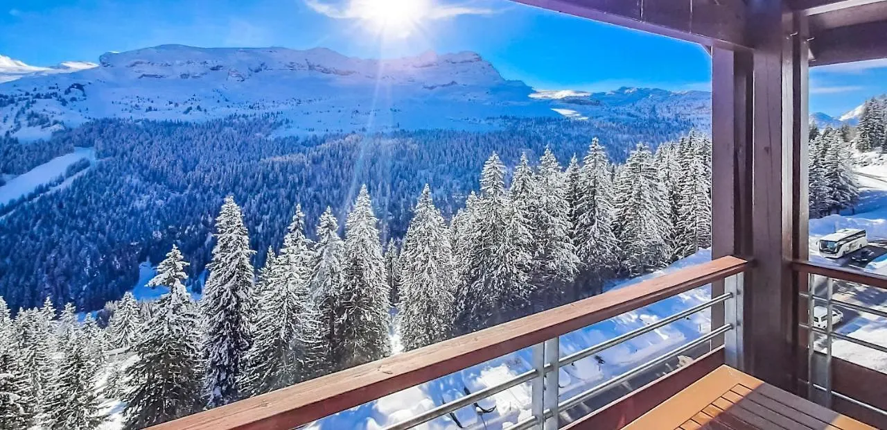 Apartament Exceptional 3 Bed Penthouse With Fireplace And Stunning Views Flaine