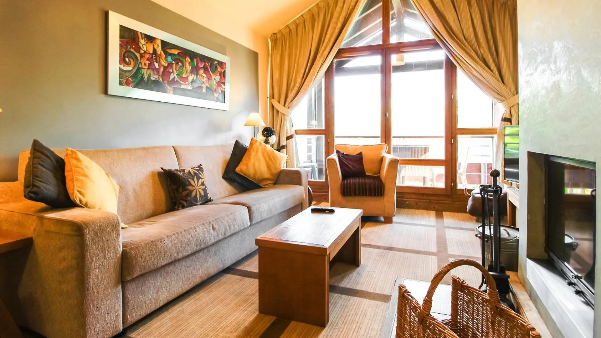 Exceptional 3 Bed Penthouse With Fireplace And Stunning Views Flaine Apartament