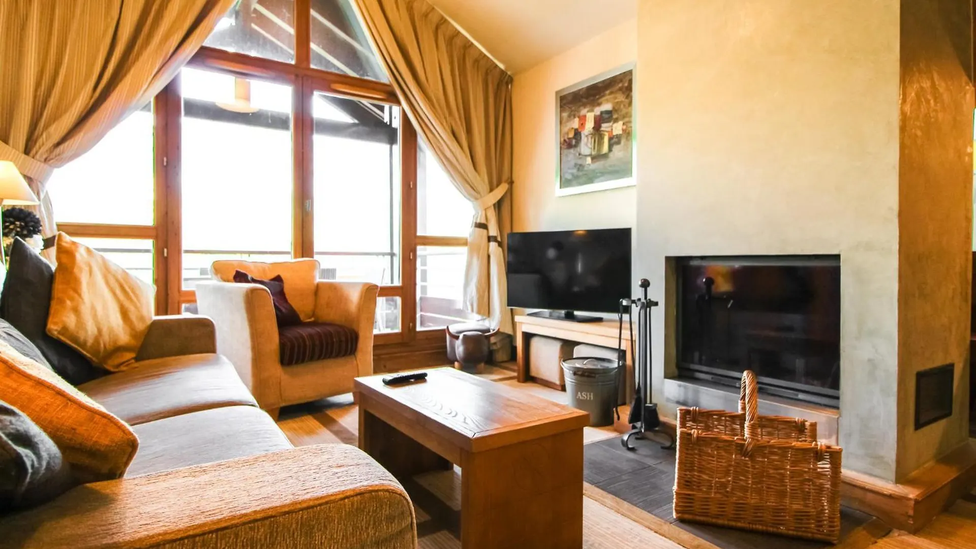 Apartament Exceptional 3 Bed Penthouse With Fireplace And Stunning Views Flaine Francja