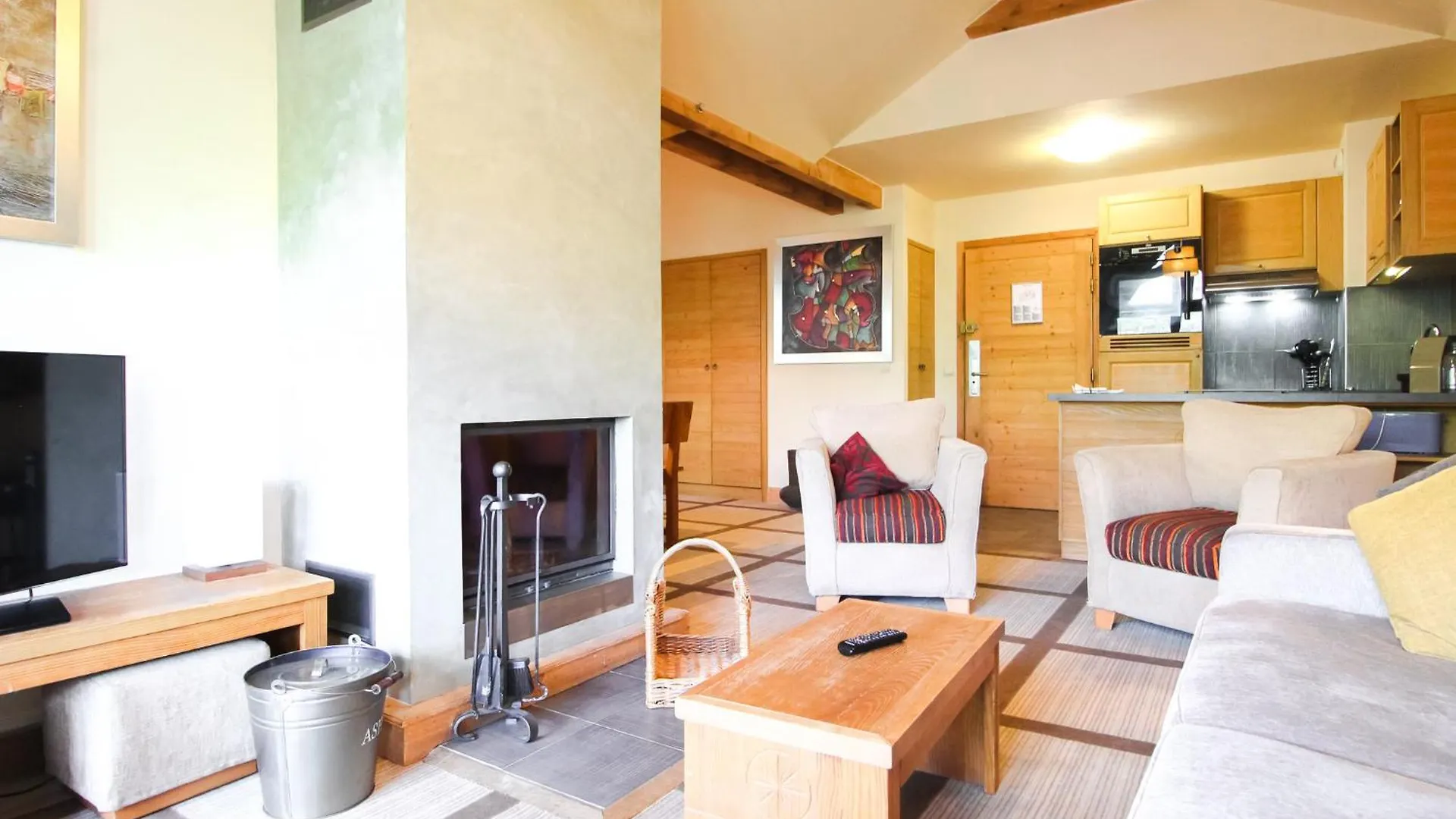 Exceptional 3 Bed Penthouse With Fireplace And Stunning Views Flaine Apartament